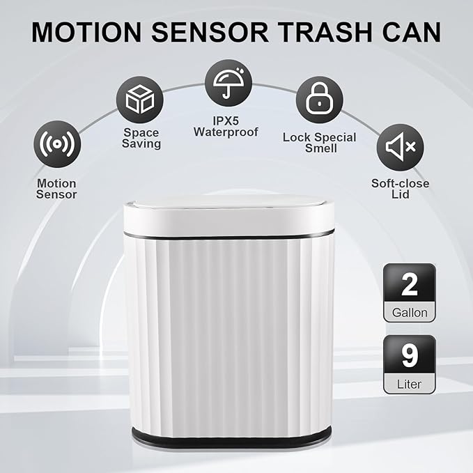 ELPHECO Bathroom Trash Can - Image 4