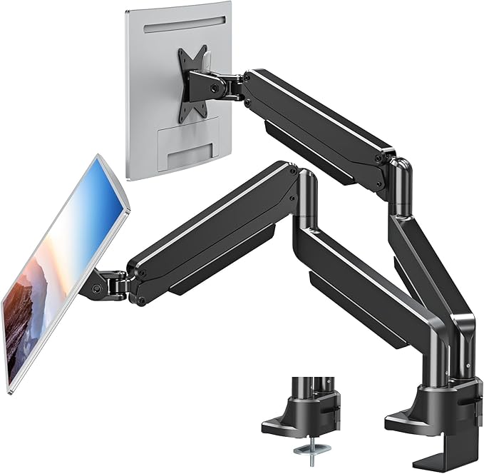 MOUNT PRO Dual Monitor Stand for Max 43 Inch Ultrawide Computer Screen by MOUNTPRO