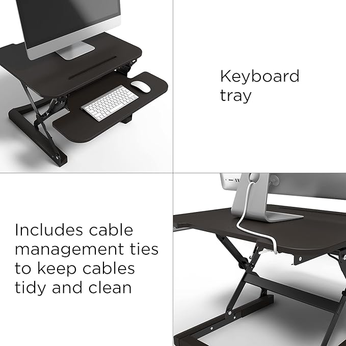 Union & Scale Staples Flexfit 27-inch Adjustable Desk Riser - Image 6