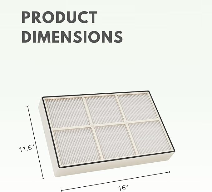 Nispira HEPA Filter with 4 Pre-Carbon Filters Compatible with Whirlpool - Image 2