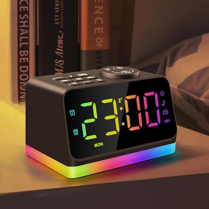 JALL Digital Alarm Clock with FM Radio by JALL