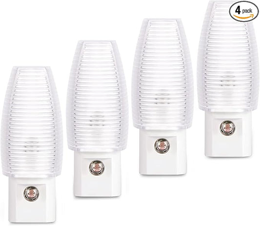 Emotionlite Plug in Night Light, Warm White LED Nightlight, Dusk to Dawn Sensor by Emotionlite