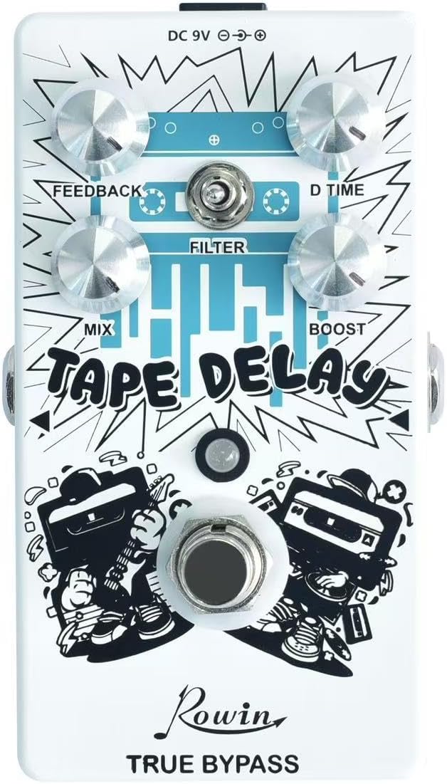 Rowin Tape Delay Guitar Pedal by Rowin