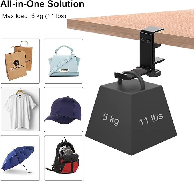 tempsnug Aluminum Headphone Stand Hanger Foldable - Image 6