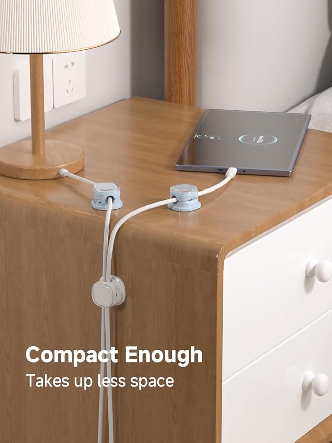 Magnetic Cable Clips, Adjustable Cord Holder Management, Adhesive Wire Keeper - Image 7