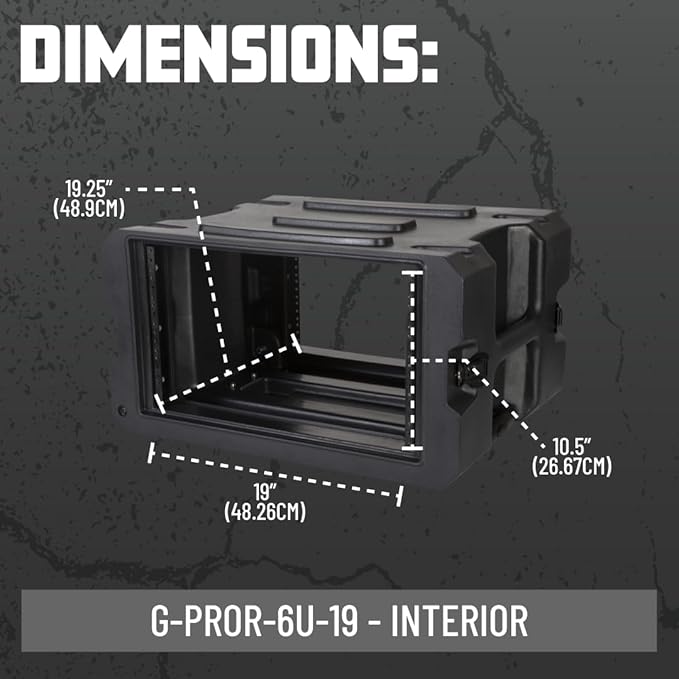 Gator Cases Pro Series 6U Rolling Rack Case - Image 6