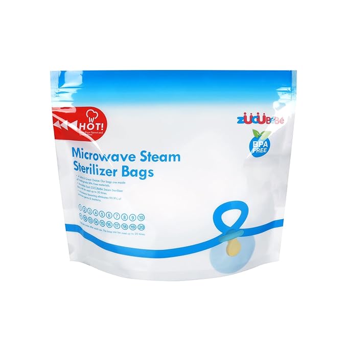 Microwave Steam Sterilizer Bags 12pc by Z%C3%9CC%C3%9CB%C3%A9B%C3%A9