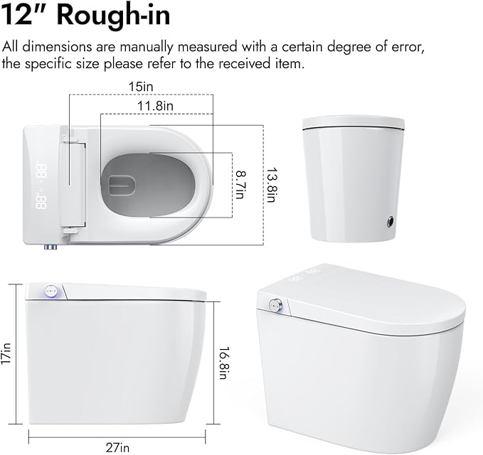 WANSID Compact Smart Toilet - Image 9