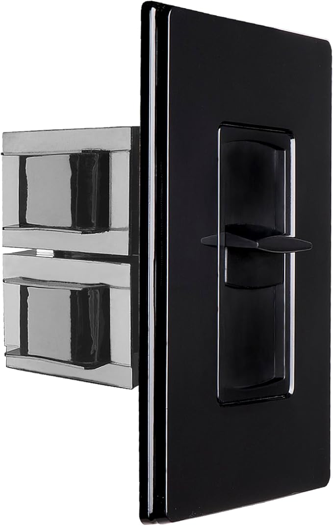 OSD Audio 300W Sleek, Minimalist Design in Wall Volume Control, Slider Black by OutdoorSpeakerDepot