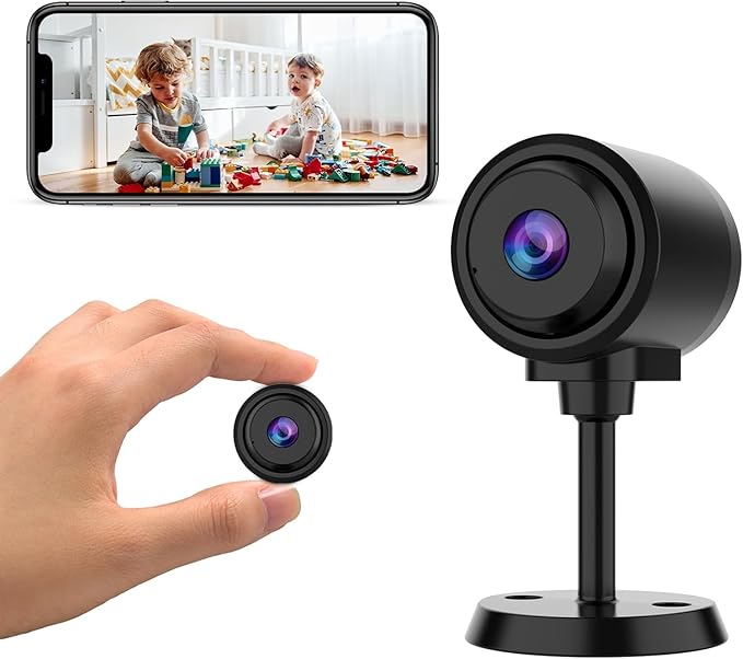 VSTARCAM Tiny Camera for Home Security 1Pcs, 2.4GHz WiFi Portable Battery by VSTARCAM