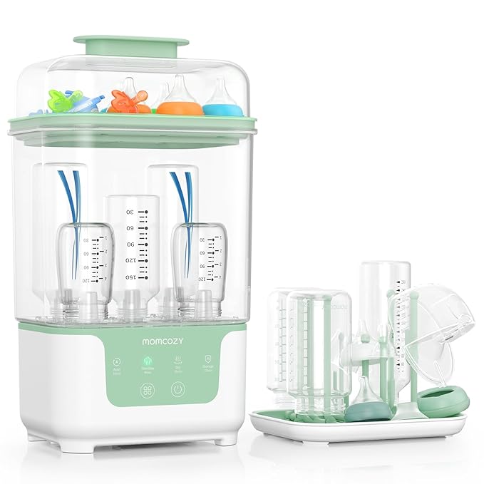 Momcozy Bottle Sterilizer and Dryer, Modular Nesting Space Saving Design by Momcozy