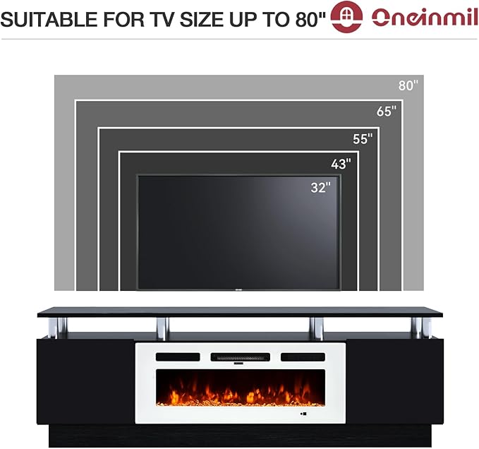 oneinmil Fireplace TV Stand - Image 6