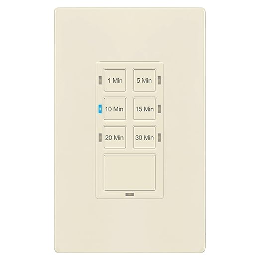 TG 30-Minute Countdown Timer Switch, 1-5-10-15-20-30 Min, by TG