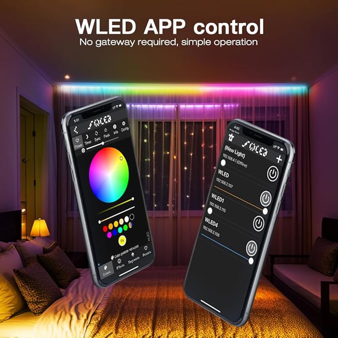 Sogledwow ESP32 WLED LED Strip Controller Dynamic RGB IC IO33 DIY Port App - Image 2