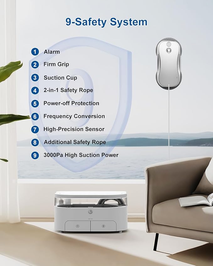 JSDROBOT S9PRO Window Cleaning Robot, Window Cleaner Robot - Image 8