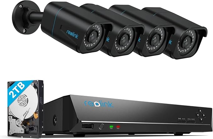 REOLINK 4K Security Camera System, 8MP/4K 8CH NVR by REOLINK
