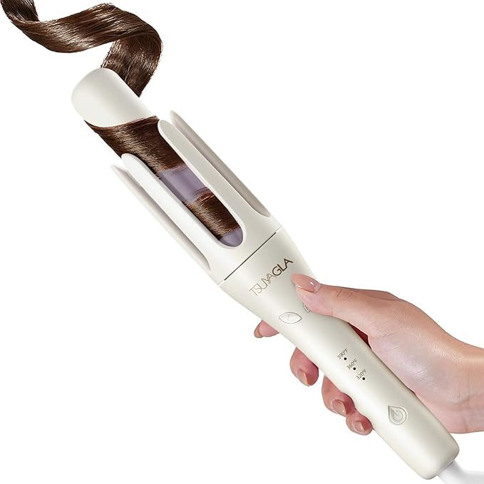 TSUYAGLA Automatic Hair Curler, 1 1/4 Inch Rotating Curling Iron by Tsuyagla