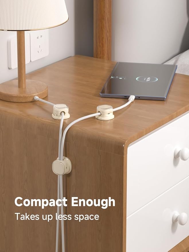 Magnetic Cable Clips, Adjustable Cord Holder Management, Adhesive Wire Keeper - Image 7