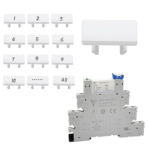 40Pcs Socket Maker, Small White Labels by ZJWZJH