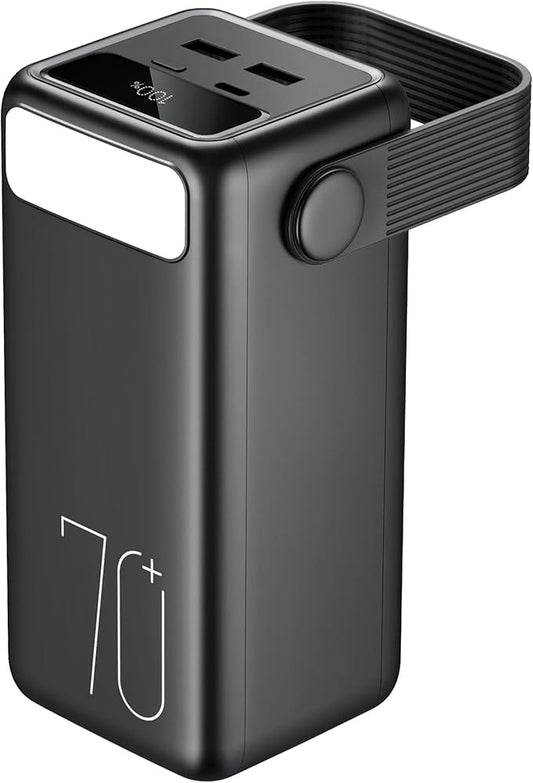 Portable Charger 70000mAh Power Bank, 22.5W Fast Charging USB C Battery Pack by Unknown