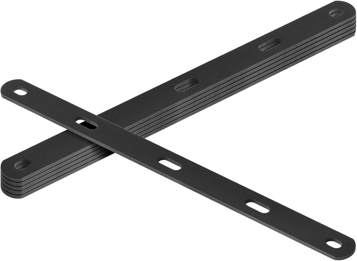 6 PCS Flat Mending Plate, Metal Brace Bracket, 16" x 1-1/8", 8 Gauge | Slotted Hole for 3/8" Bolt