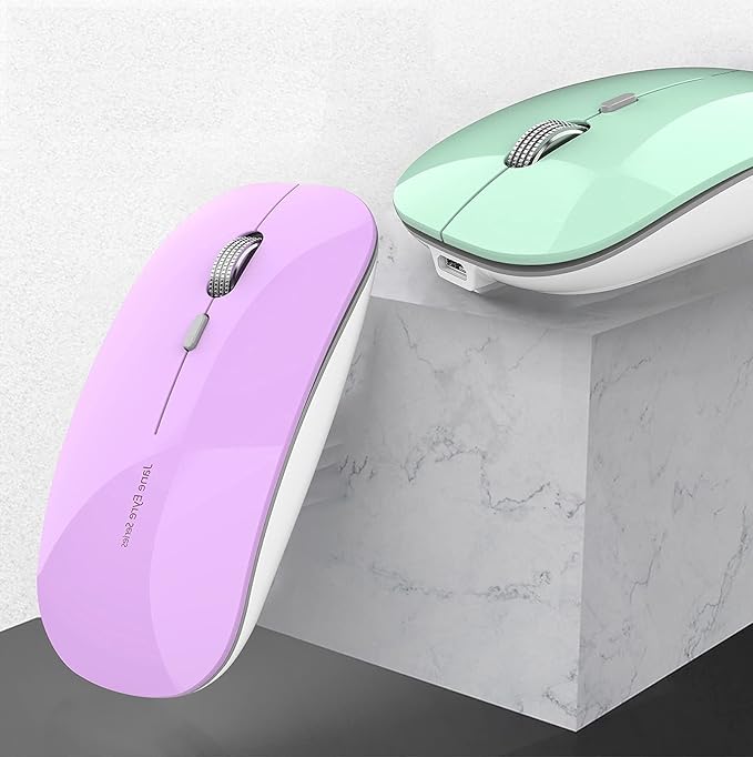 Uciefy Q5 Slim Rechargeable Wireless Mouse, 2.4G Portable Optical Silent Ultra - Image 7