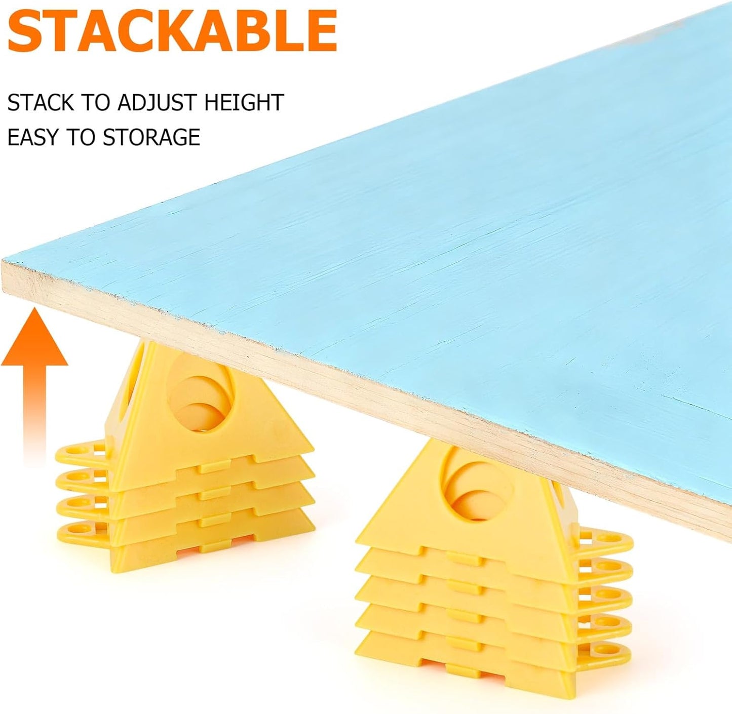 70Pcs Painters Painting Pyramid Stands, Cabinet Doors Risers, Mini Cones Tripods, Household Tools