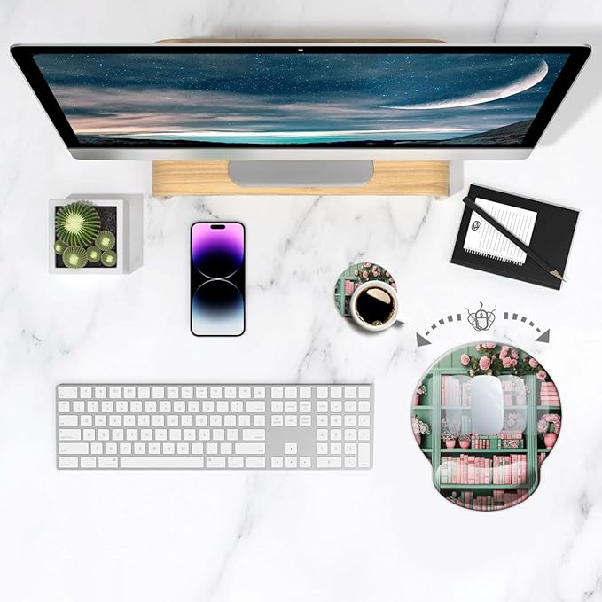 Ergo Comfort Gel Wrist Rest Mouse Pad-Ergonomic Office Mousepad - Image 3
