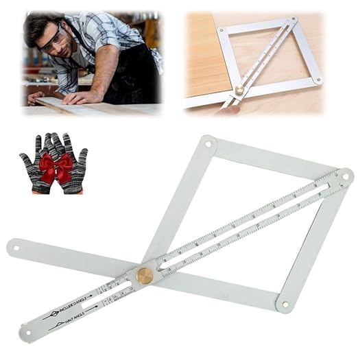 Premium Corner Angle Finder, Protractor Angle Finder Tool, Miter Angle Finder by Unknown