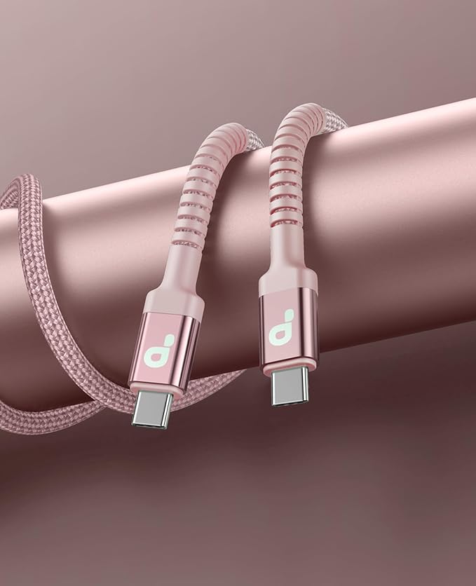 USBC Cable 10FT, Nylon Braided USB C to USB C iPhone Charger Cord Compatible - Image 7