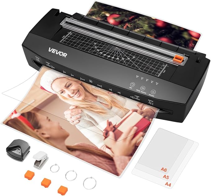 VEVOR Laminator Machine, Cold and Hot Lamination by VEVOR