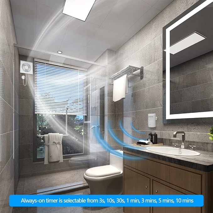 Souphran Plug-in Wireless Motion Activated Light Control, No Wiring, Adjustable - Image 5