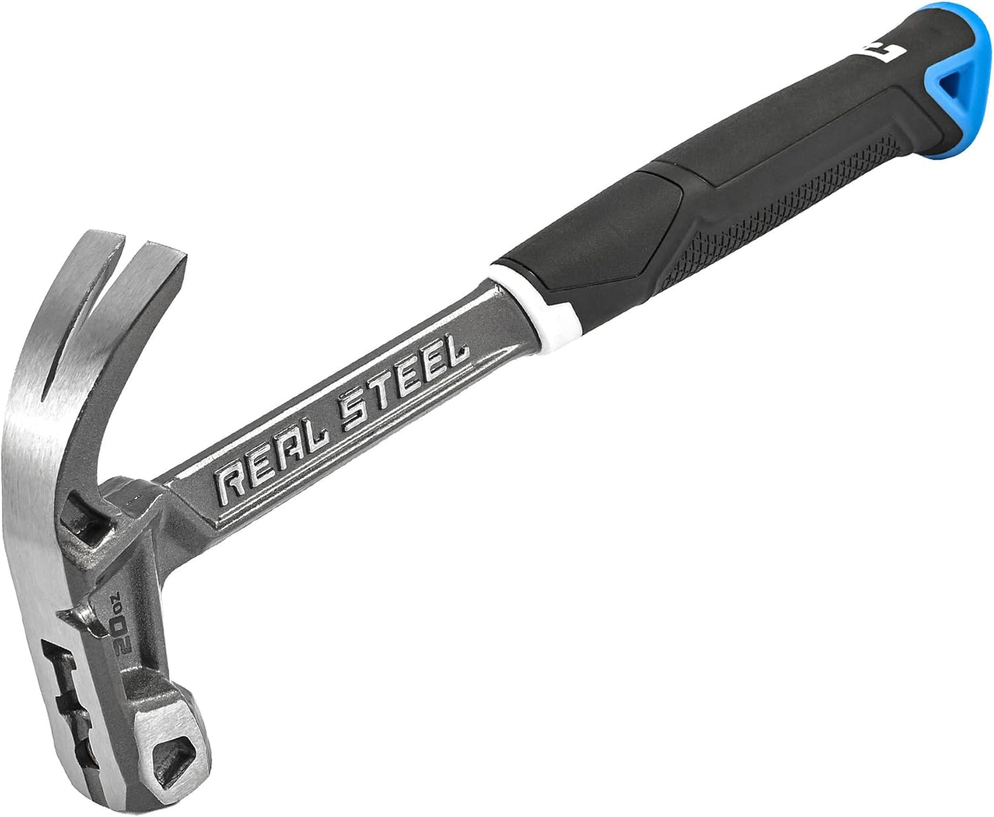 Real Steel 20 Oz One Piece Forged Framing Hammer Smooth Face with Curved Claw 0659