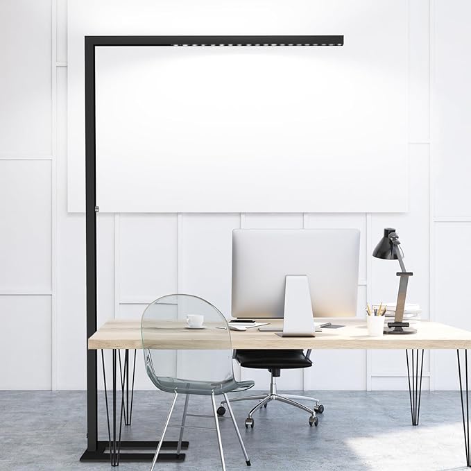 STERREN 77" LED Floor Lamp, 7350LM Dimmable Eye-Care Standing Piano Lamp by STERRENLED