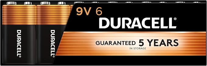 Duracell Coppertop 9V Battery, 9 Volt by Duracell