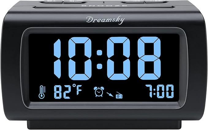 DreamSky Alarm Clock Radios for Bedrooms by DreamSky