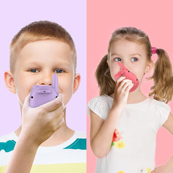 Walkie Talkies for Kids Rechargeable, Christmas Birthday Gifts for Girls Age 3-9 - Image 4