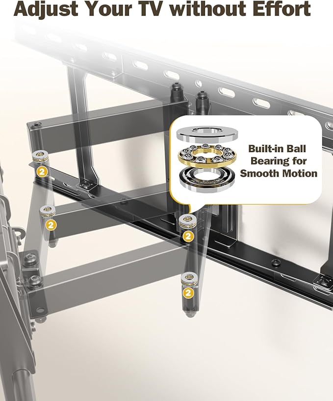 Mounting Dream UL Listed Full Motion TV Wall Mount - Image 3