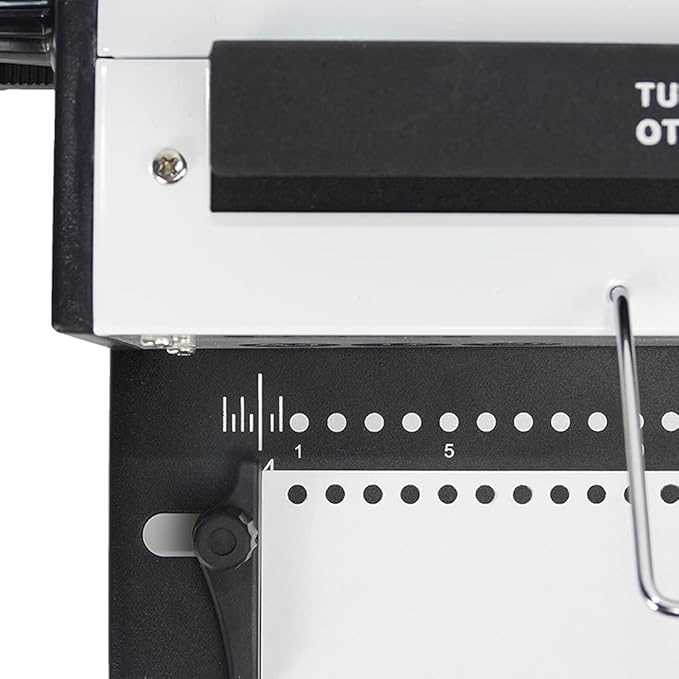 Rayson TD1202R Wire Binding Machine, 3:1 Pitch Round Hole Coil Binder Hole Punch - Image 3
