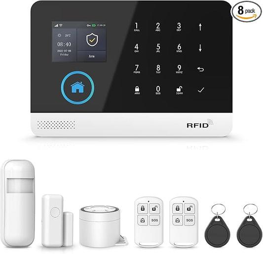 Home Security Systems with Instant App Alerts & Auto Alarm Dial, WiFi+4G No by PGST