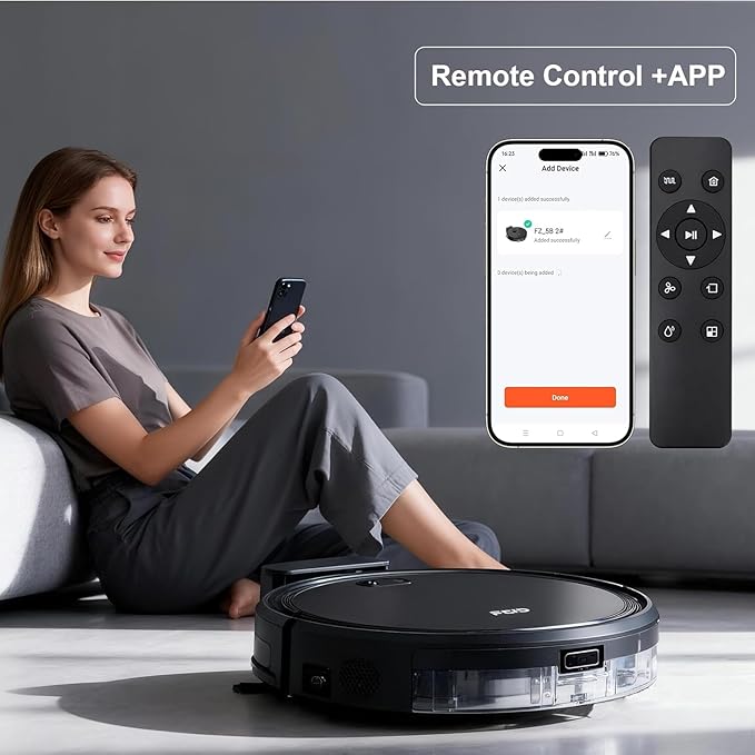 FGID Robot Vacuum and Mop Combo, 2 in 1 Mopping Robotic Vacuum Cleaner w - Image 6