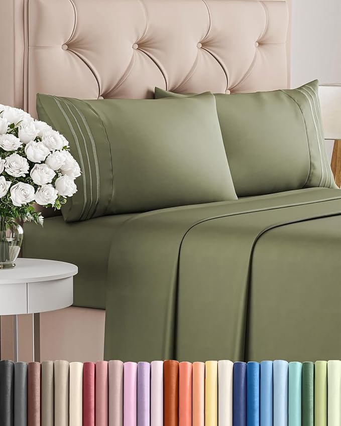 King Size 4 Piece Sheet Set by CGKUnlimited