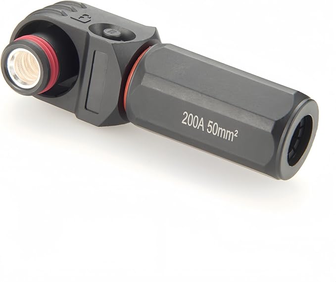 Right Angle Energy Storage System Power Connector IP67 Waterproof 200A 50mm² by Unknown