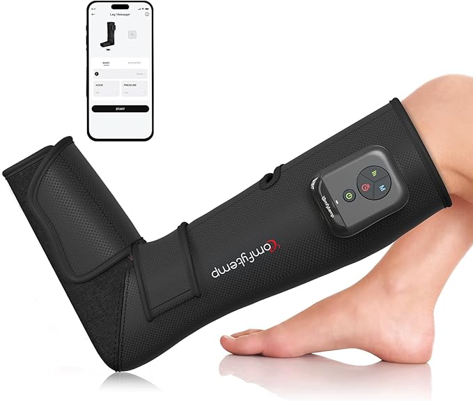 Comfytemp Air Compression Therapy Device K1011, Cordless Leg Massager by Comfytemp