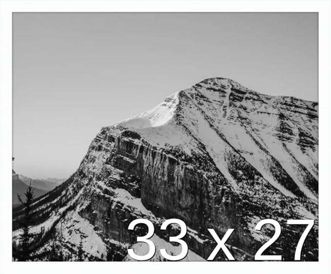 Frame It Easy 33 x 27 White Wood Frame by FrameItEasy