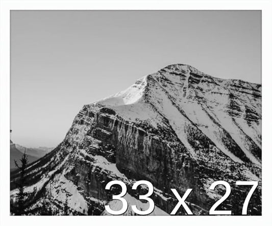 Frame It Easy 33 x 27 White Wood Frame by FrameItEasy