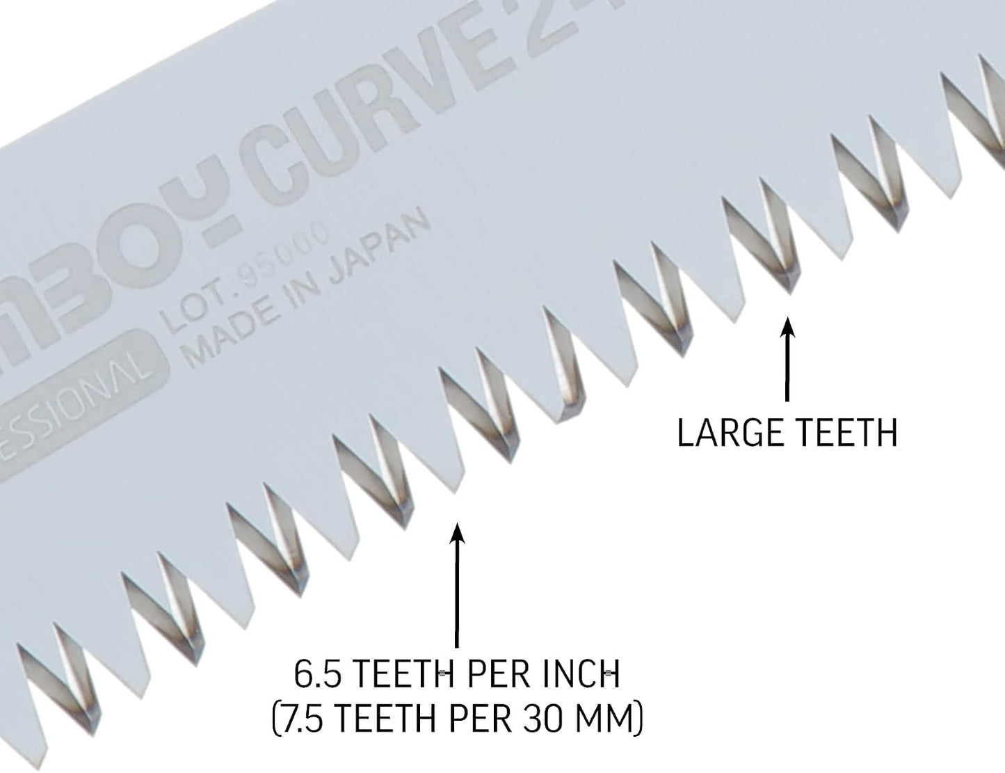 Silky - 717-24 GomBoy Curve Professional Folding Saw 240mm, Large Teeth Yellow