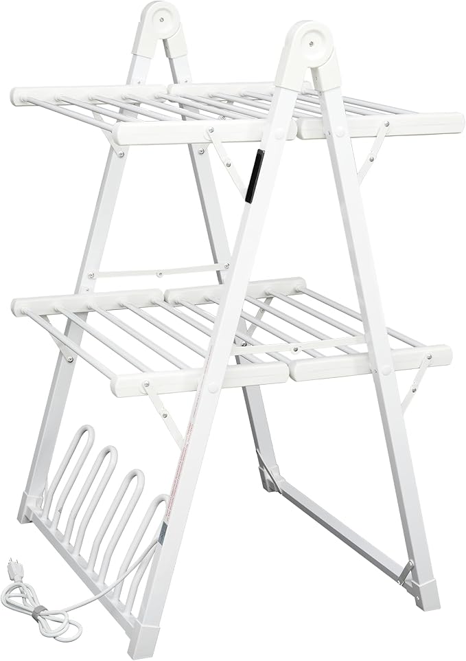 SHARNDY Electric Heated Clothes Drying Rack, Foldable Heated Garment Dryer by SHARNDY