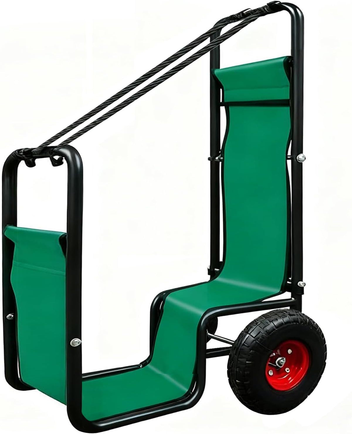 kapler firewood cart with wheels - heavy duty, main product view
