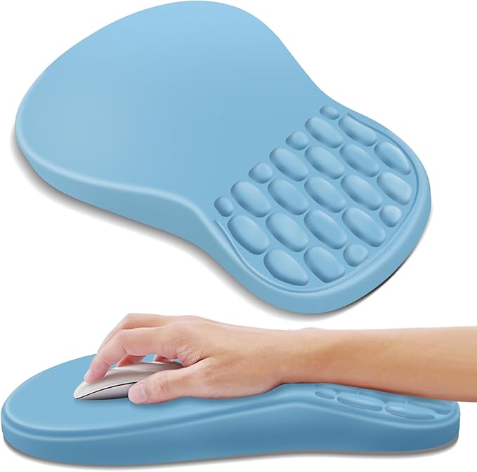 YIWEI Ergonomic Mouse Pad with Massage Design Wrist Rest, Comfortable Office by Unknown
